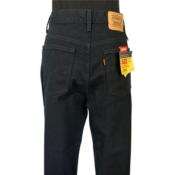 VINTAGE 90s Levi’s 622 Orange Tab High Rise Tapered Jeans 33W - Picture 1 of 12